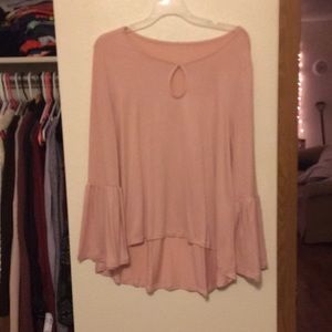 Bell sleeve top